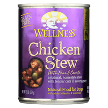 Load image into Gallery viewer, Wellness Pet Products Dog Food - Chicken With Peas And Carrots - Case Of 12 - 12.5 Oz.
