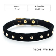 Load image into Gallery viewer, Cat Collar With Bell Safety Cat Collars Puppy Dog Collar For Cats Small Dogs Kittens Solid Pet Collar Chihuahua Products YS0032
